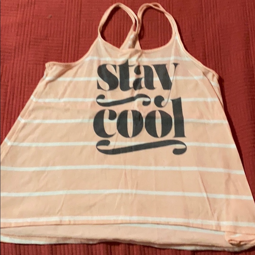 Girls Racer back “stay cool” tank